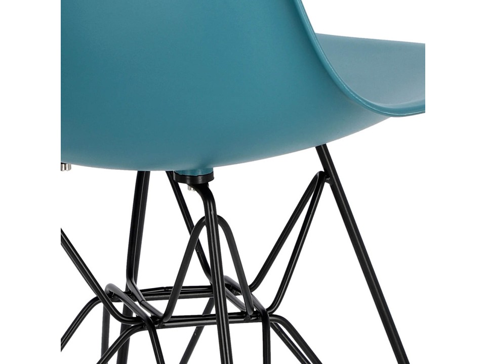 Krzesło P016 PP Black navy green - d2design